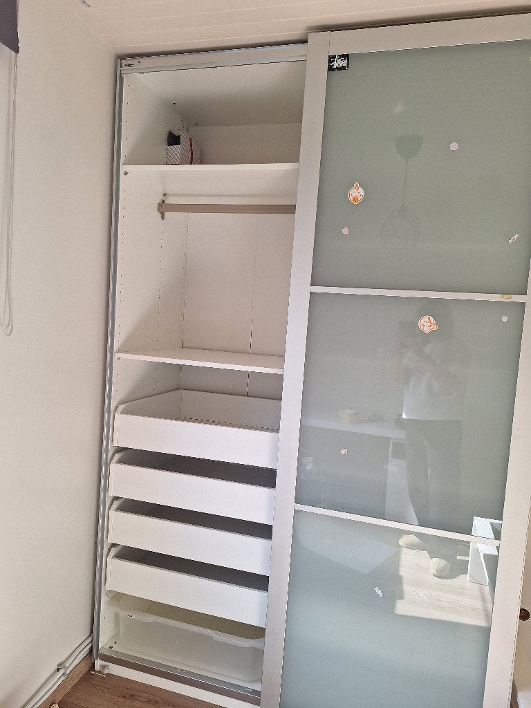 Schuiven en planken voor pax kast voor 75 breedte, 60 diepte, Ophalen, Gebruikt, 50 tot 100 cm, IKEA pax serie
