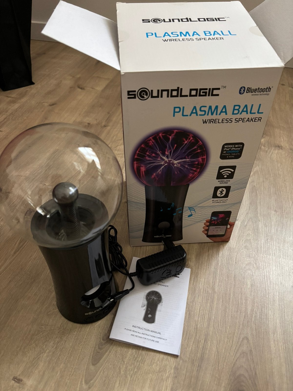 Soundlogic plasma ball met speaker, Ophalen of Verzenden, Nieuw