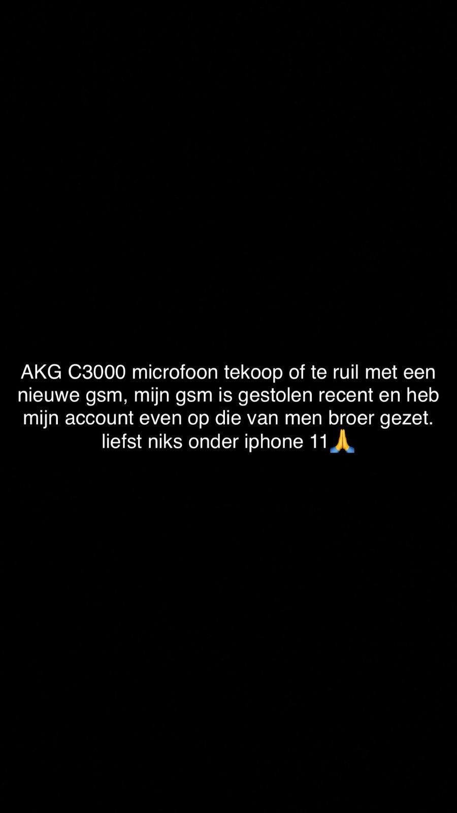 AKG C3000 microfoon met -10dB pad, Muziek en Instrumenten, Ophalen of Verzenden, Zo goed als nieuw