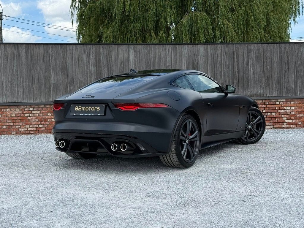 jaguar f-type R p575 AWD/svo/ppf/pano/spoiler/meridian/5.0V8, Auto's, Jaguar, Automaat, Zwart, Leder, Bedrijf
