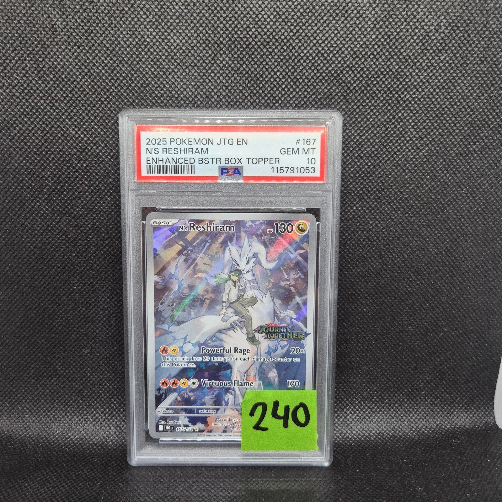 N's Reshirham Enhanced Bstr Box Topper PSA 10, Enlèvement ou Envoi