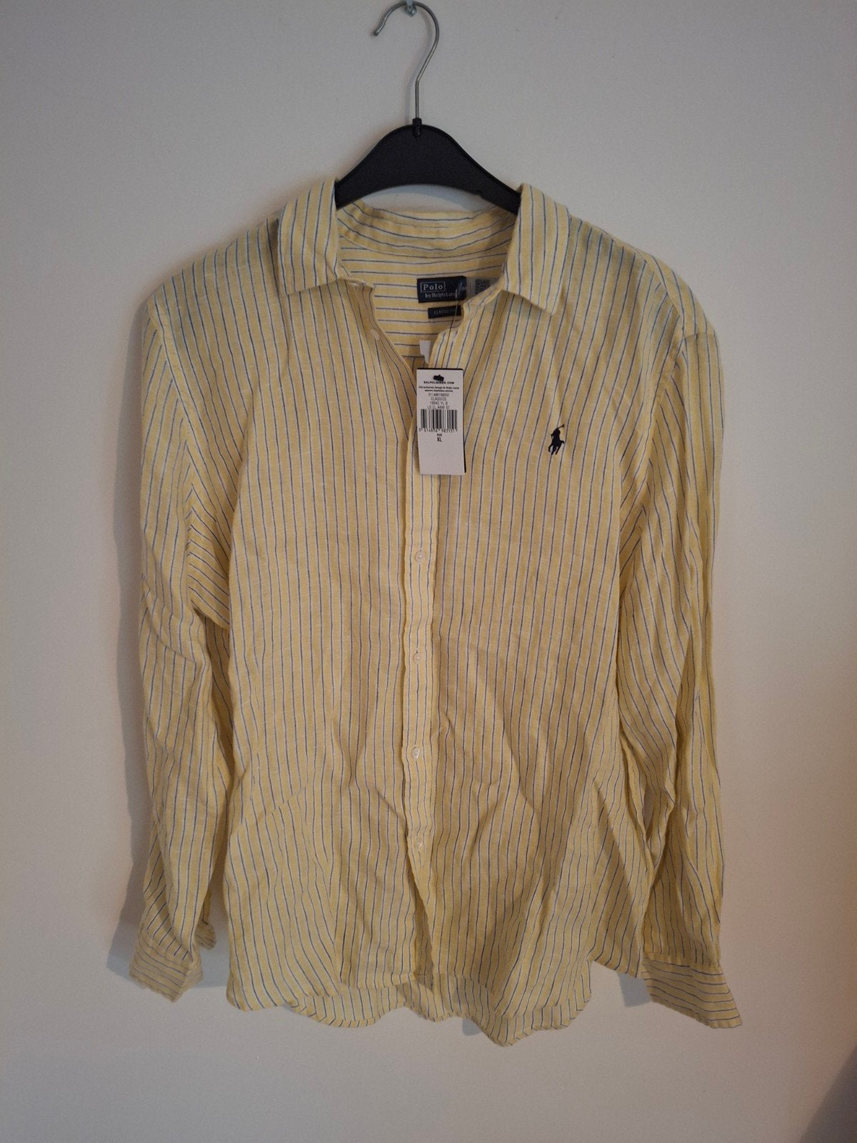 Chemise Polo Ralph Lauren T. XL, Neuf, Polo Ralph Lauren, Taille 46/48 (XL) ou plus grande, Jaune