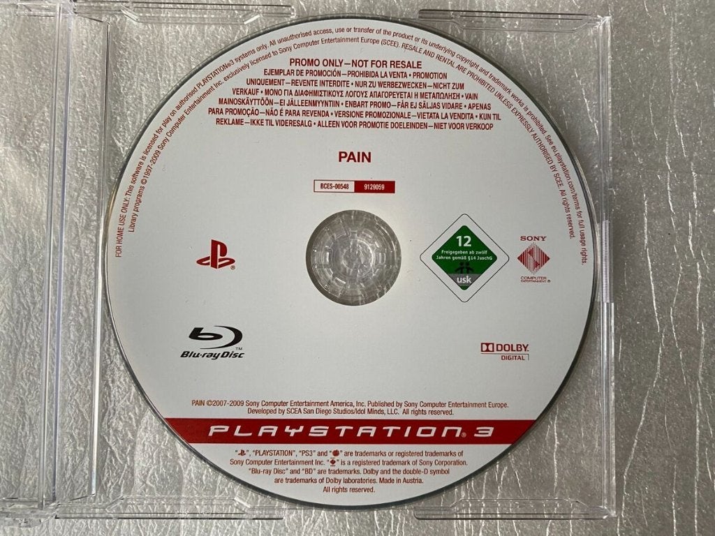 Pain (Promo disk), Games en Spelcomputers, Games | Sony PlayStation 3, Avontuur en Actie, 1 speler, Ophalen of Verzenden, Zo goed als nieuw