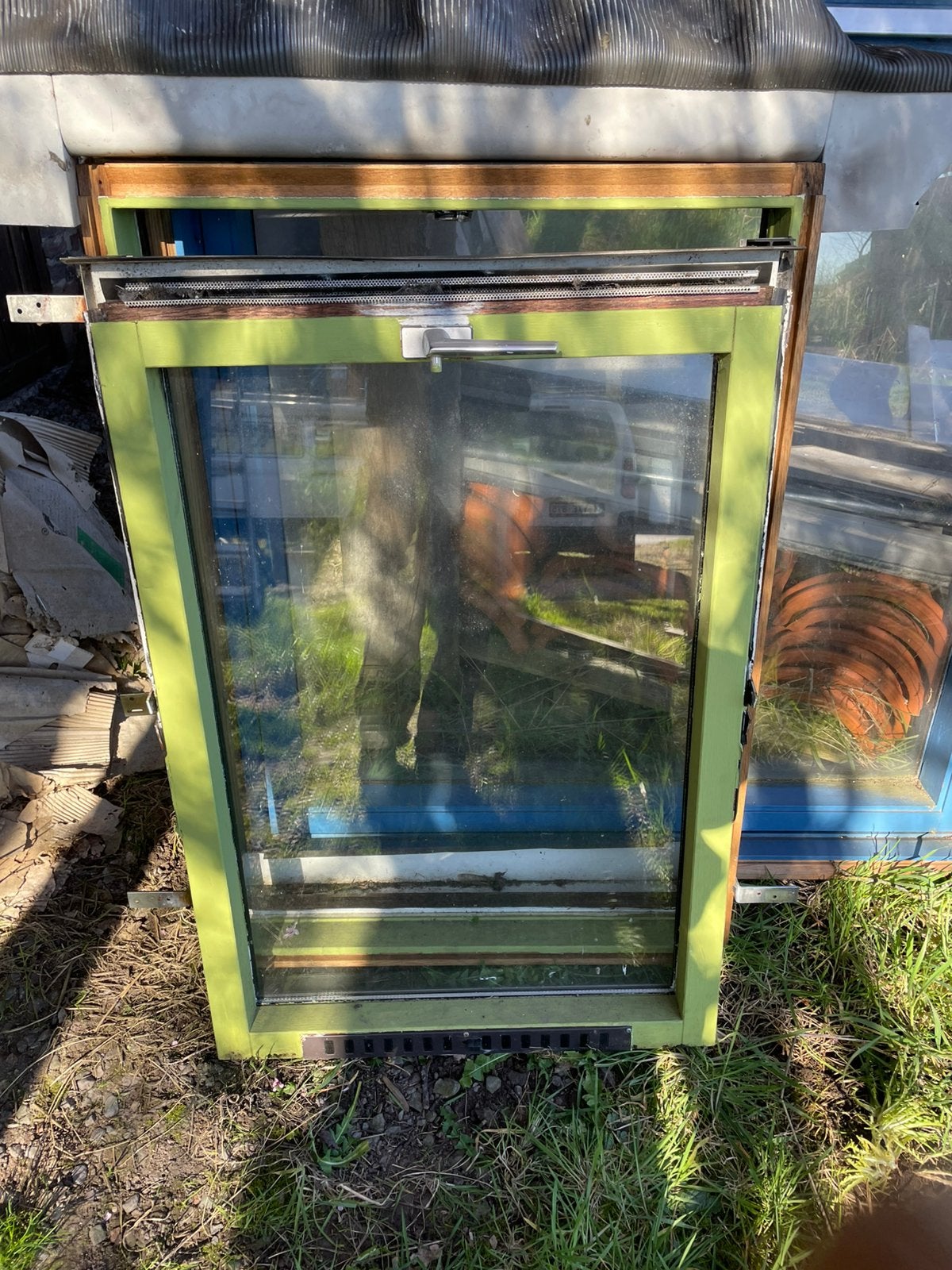 Oude veluxen, Doe-het-zelf en Bouw, Glas en Ramen, Ophalen, Gebruikt, 80 tot 120 cm, 80 tot 120 cm