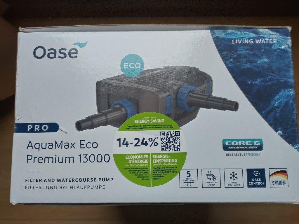 Oase Aquamax Eco Premium 13000 vijverpomp nieuw in doos., Ophalen of Verzenden, Nieuw, Vijverpomp