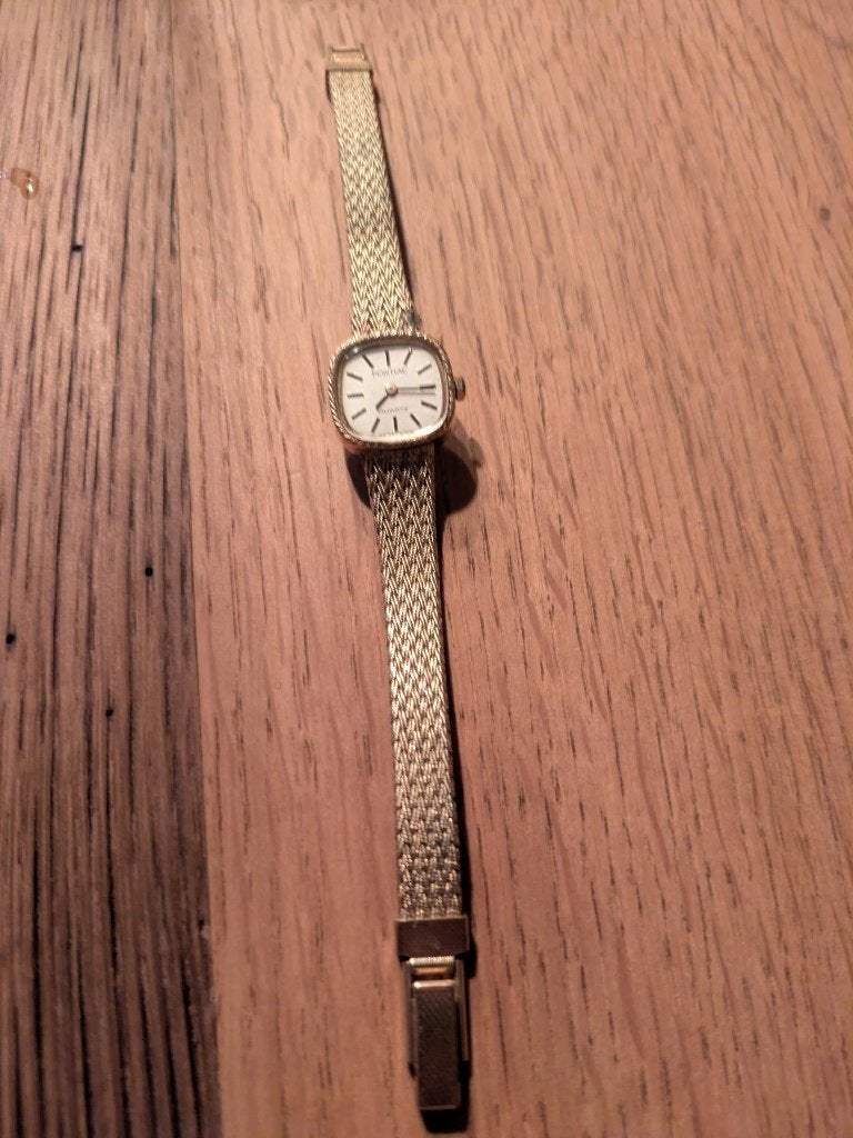 montre élégante pour enfants en or (de 4 à 6 ans), Montre-bracelet, Autres marques, Comme neuf, Or