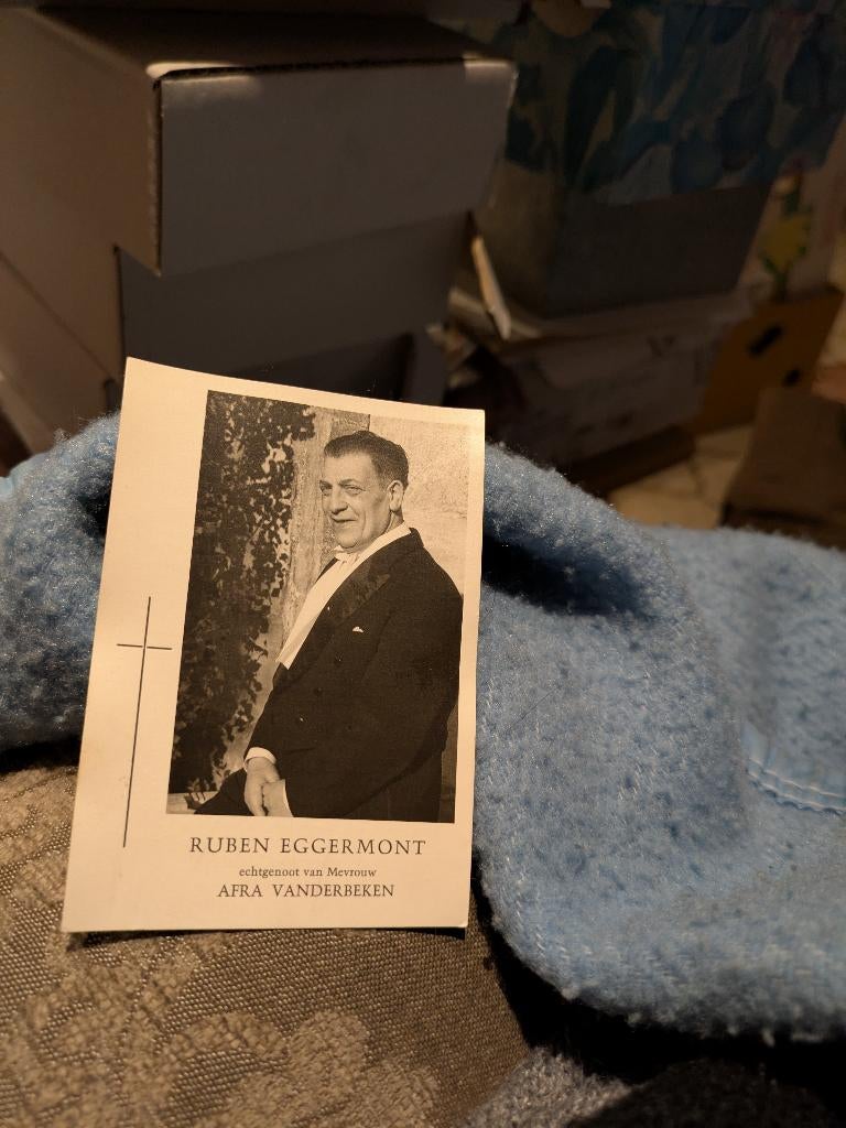 Dp Ruben Eggermont, Verzamelen, Bidprentjes en Rouwkaarten, Ophalen of Verzenden, Bidprentje
