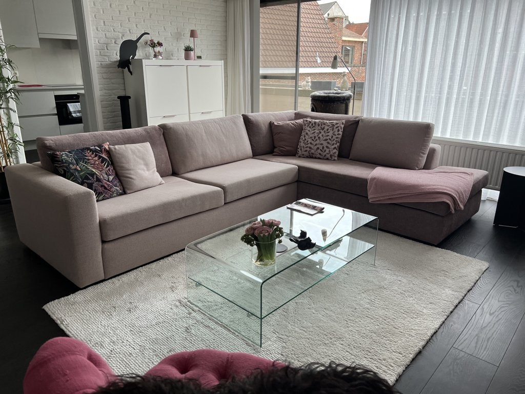 zetel, Zithoek, Enlèvement, Comme neuf, Tissus, Modern