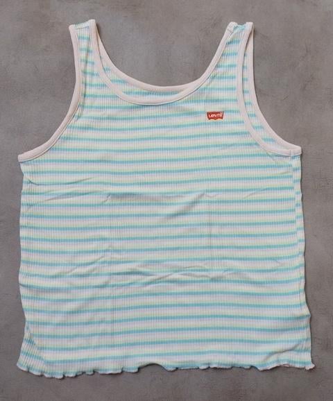 Top Levi's aux tons pastel rayés — Taille 158, Enlèvement ou Envoi, Chemise ou À manches longues, Comme neuf, Levi's