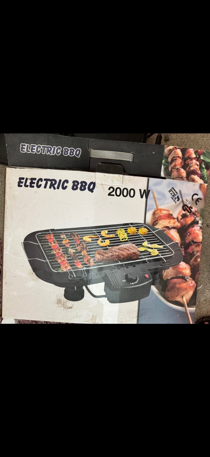 Elektrische barbecue, Tuin en Terras, Ophalen, Gebruikt