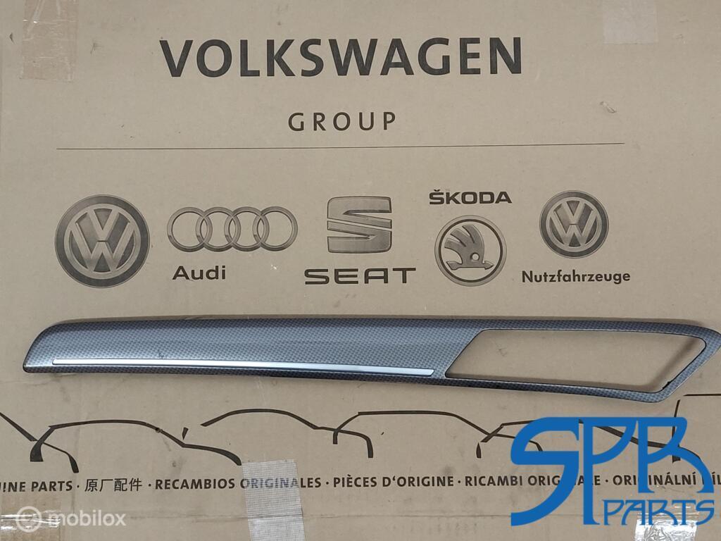 Interieurlijst VW GOLF 7 VII grijs LINKSVOOR DEUR 5G4858065B, Enlèvement ou Envoi, Volkswagen, Utilisé, Volkswagen
