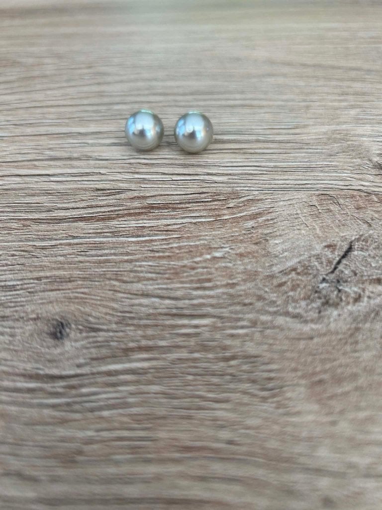 Boucle d’oreille grosse boule argenté, Handtassen en Accessoires, Oorbellen, Ophalen, Zo goed als nieuw, Knopjes of Stekers, Zilver