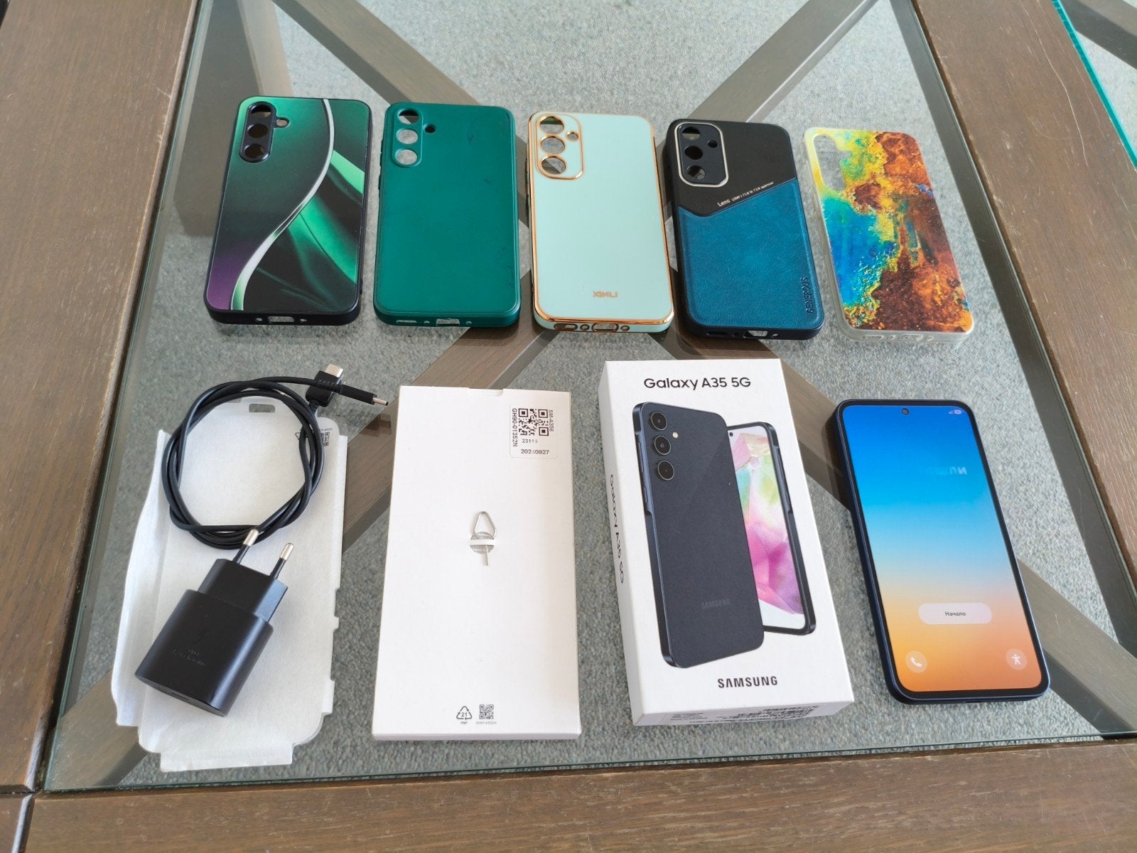 Samsung Galaxy A35 5G 128GB - Awesome Navy - Incl. originele, Télécoms, Téléphonie mobile | Accessoires & Pièces, Enlèvement, Samsung