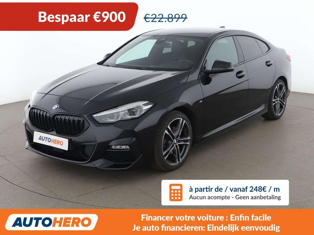 BMW 2 Serie 218 218i Gran Coupe M Sport (bj 2021, automaat), 4 deurs, 136 pk, Zwart, 133 g/km