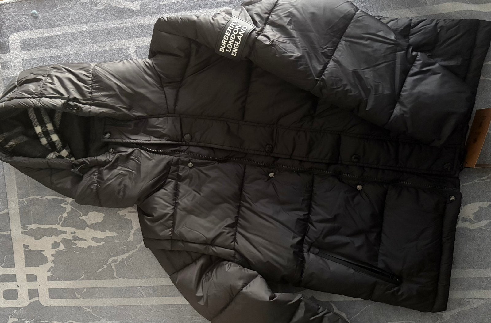Burberry winterjas M, Kleding | Heren, Ophalen of Verzenden, Nieuw, Maat 48/50 (M), Zwart