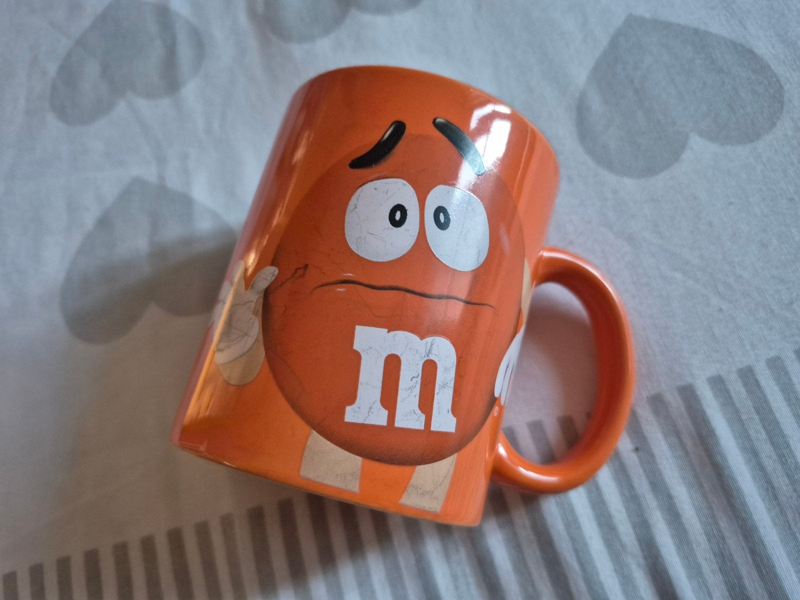 m&ms vintage mok goede staat, Verzamelen, Ophalen of Verzenden