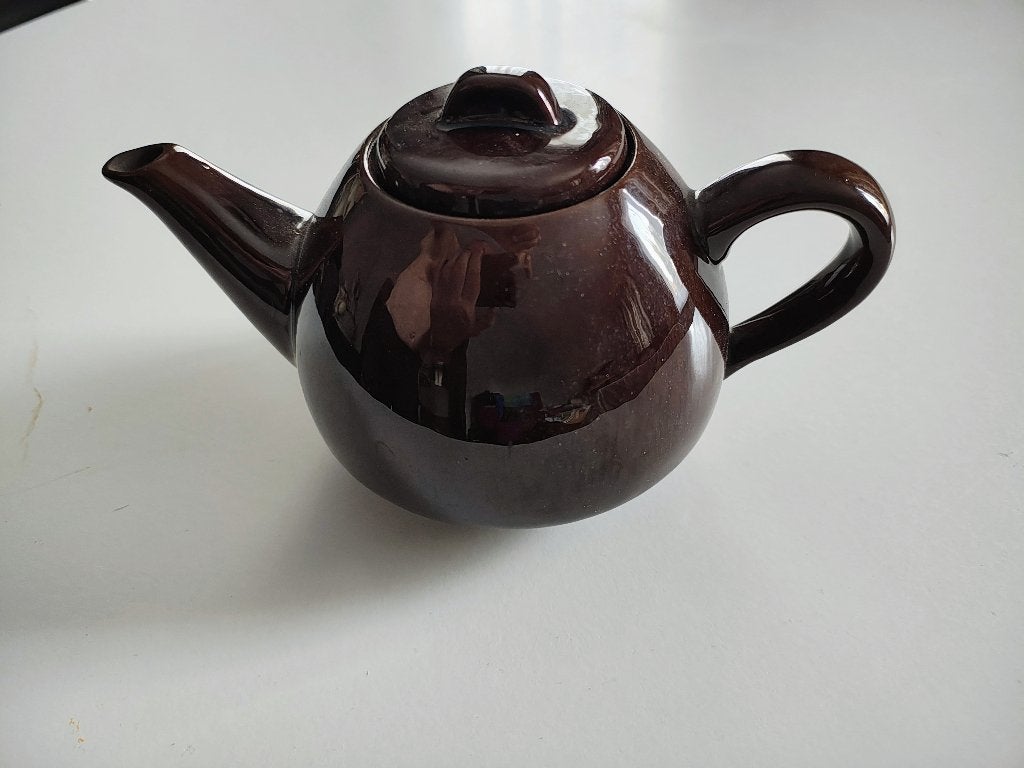 Bruine theepot, Maison & Meubles, Cuisine | Vaisselle, Enlèvement ou Envoi, Comme neuf, Théière