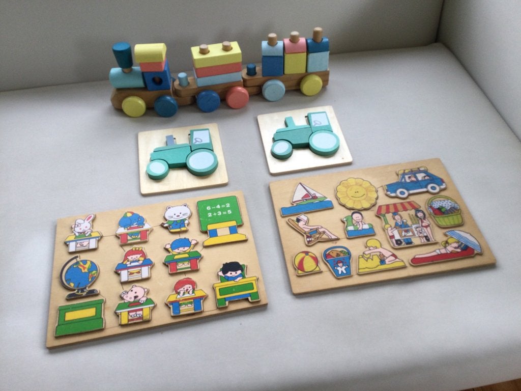 Houten puzzels, Kinderen en Baby's, Ophalen, 2 tot 4 jaar, 10 tot 50 stukjes, Zo goed als nieuw