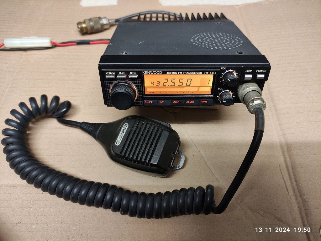 70cm band zender/ontvanger Kenwood, Telecommunicatie, Ophalen of Verzenden, Zo goed als nieuw, Zender