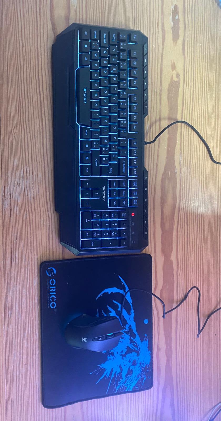 Gaming Toetsenbord & Muis Set, Enlèvement ou Envoi, Comme neuf, Filaire, Clavier gamer