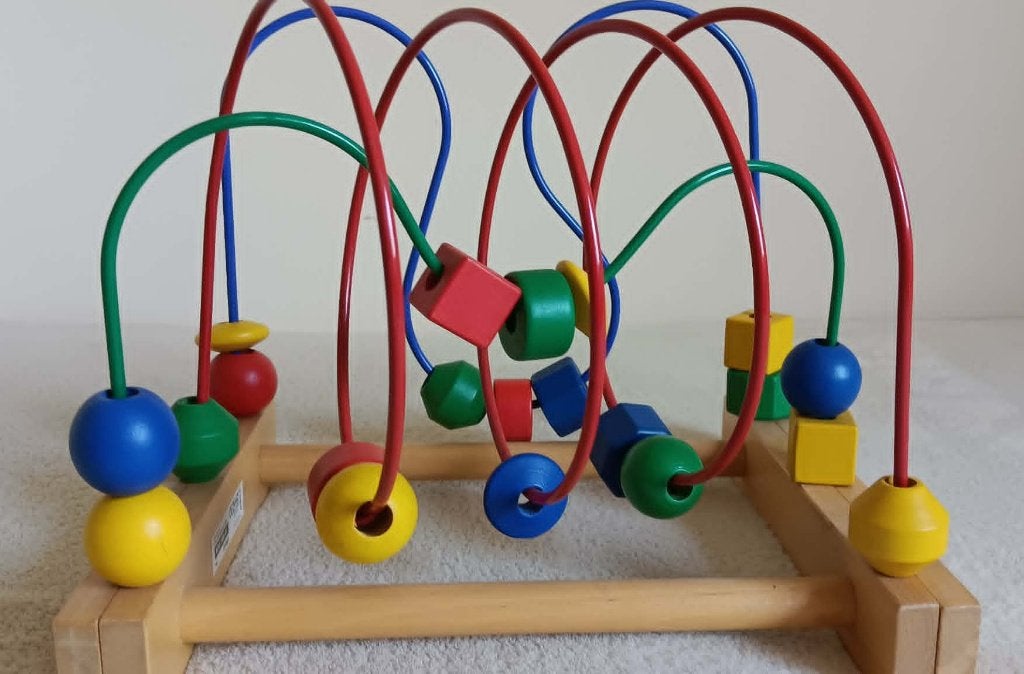 Kralenspiraal / Activiteitenspiraal / Kralendoolhof, Kinderen en Baby's, Ophalen, Gebruikt