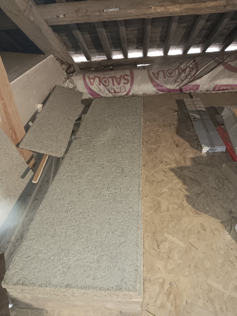 Panneau fibre de bois heraklith, Enlèvement, Comme neuf