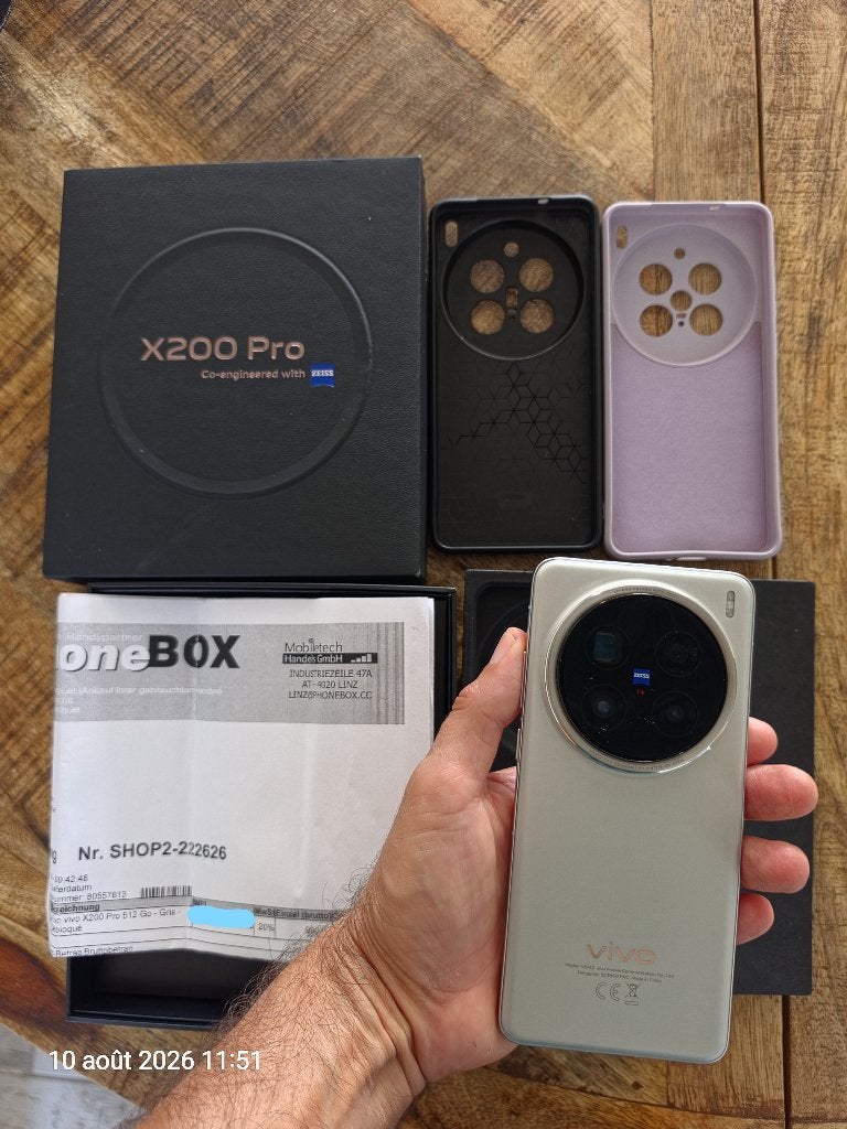 Cède magnifique VIVO X200 PRO, Ophalen, Nieuw, Klassiek of Candybar, Zonder simlock