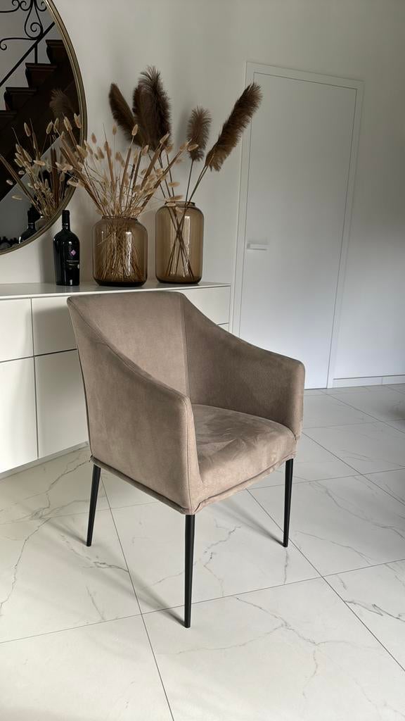 6 of 8 Eettafel stoelen met leuning, Enlèvement, Comme neuf, Cinq, Six Chaises ou plus