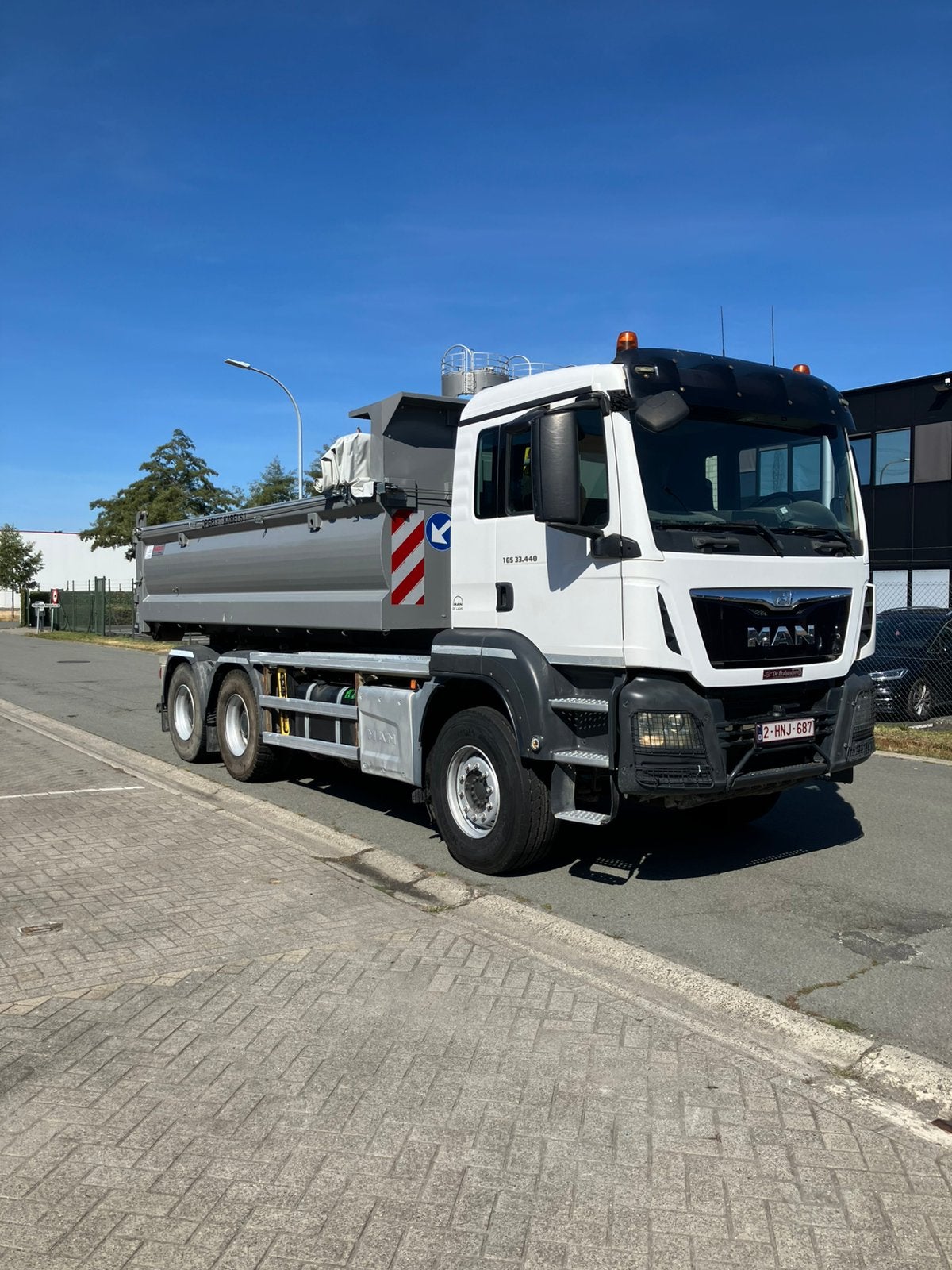 MAN TGS 33.440 6x4 containersysteem + 2 containers, Automaat, Euro 6, MAN, Wit