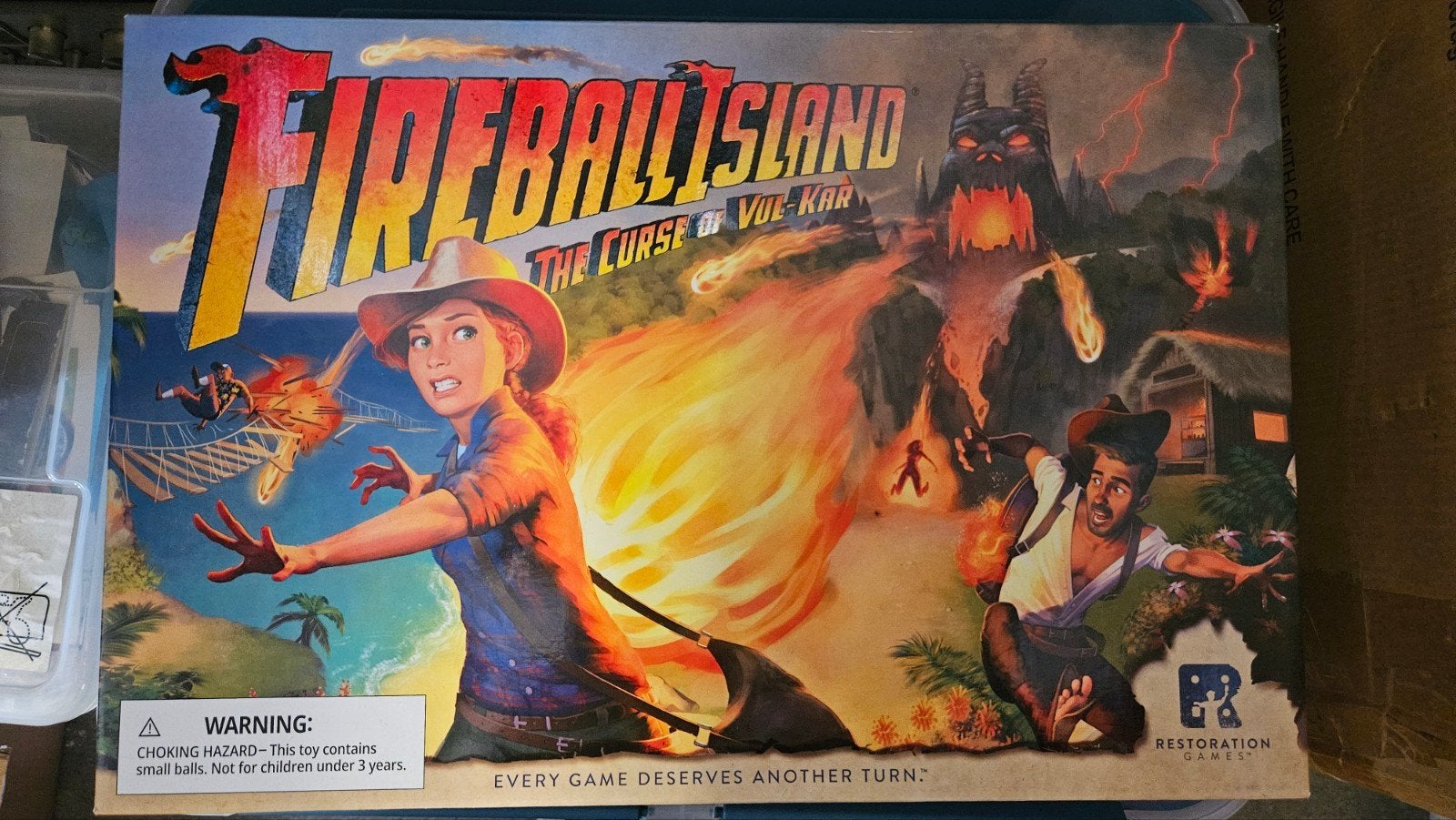 Fireball Island - The Curse of Vul-kar, Enlèvement ou Envoi, Comme neuf
