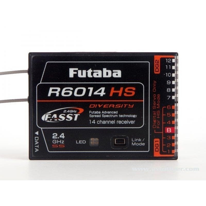 Futaba R6014HS - Récepteur FASST 14 canaux 2,4 GHz, Envoi, Comme neuf
