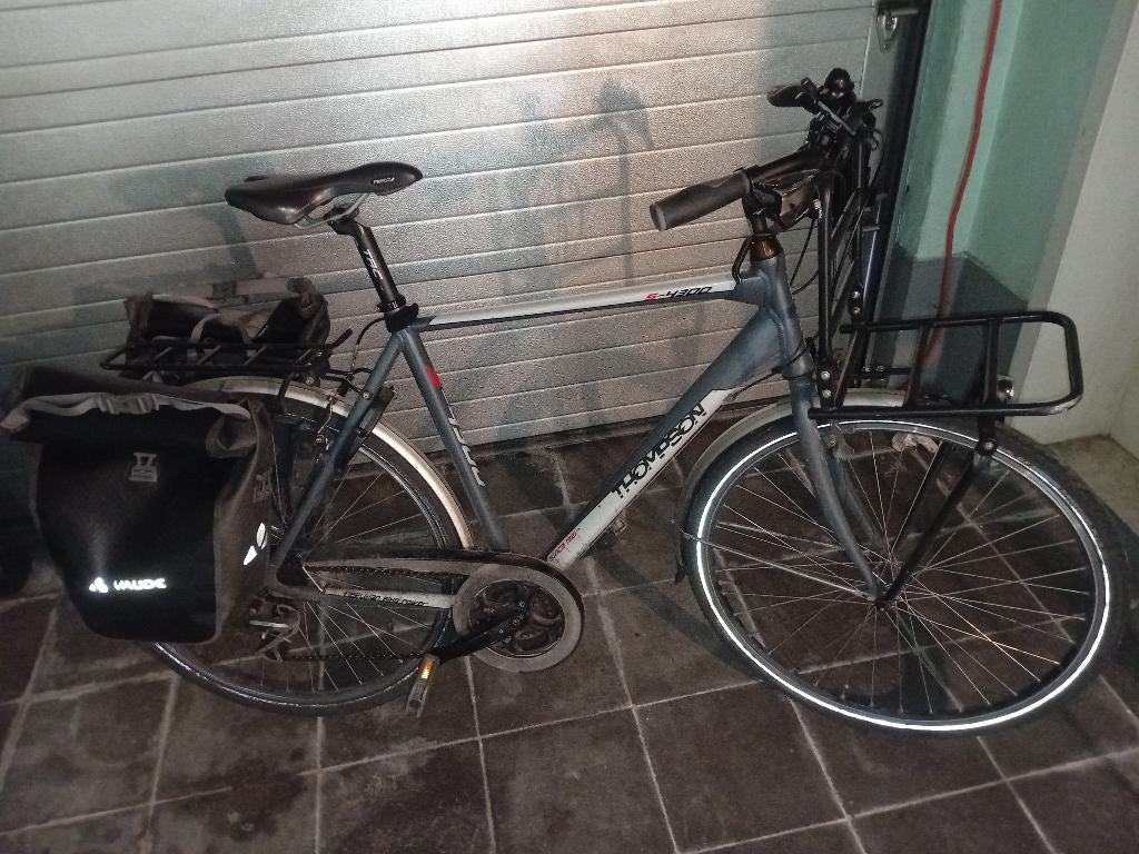 fiets (eventueel met tassen), Fietsen en Brommers, Fietsen | Racefietsen, Ophalen, Gebruikt, 15 tot 20 versnellingen, Heren