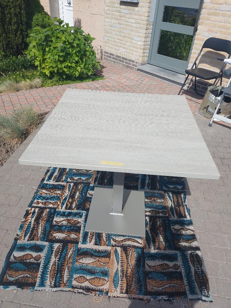 tafel vierkant 80x80cm, Huis en Inrichting, Tafels | Eettafels, 50 tot 100 cm, Vierkant, 50 tot 100 cm, Zo goed als nieuw