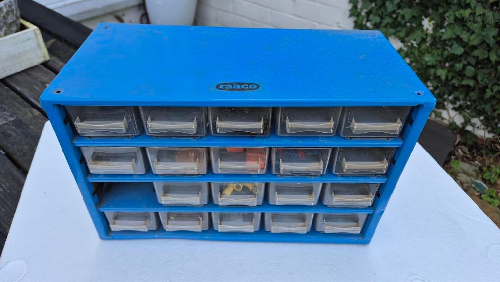 Raaco gereedschapskistje sorteerbakjes, Doe-het-zelf en Bouw, Ophalen of Verzenden