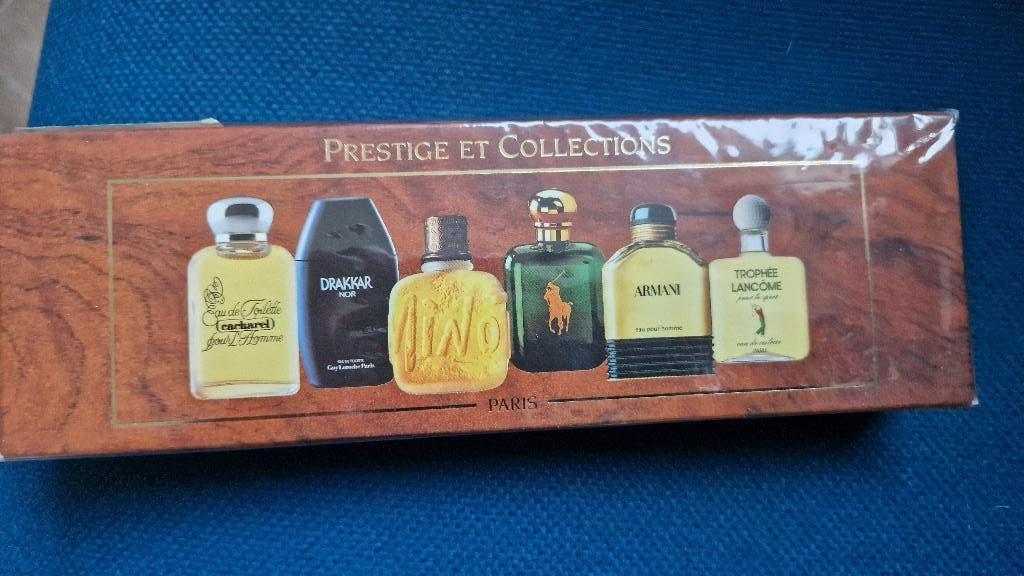 Coffret vintage « la collection homme », Enlèvement ou Envoi, Neuf, Miniature, Plein