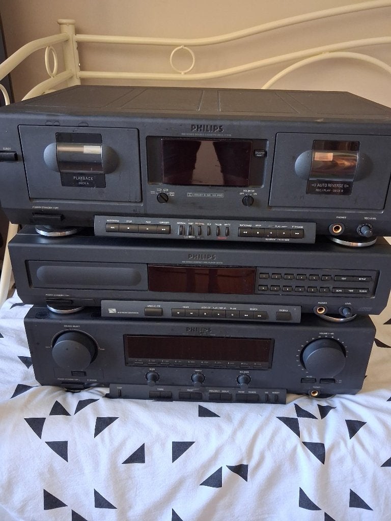 chaine hifi Philips serie 900, Enlèvement, Utilisé, Deck cassettes ou Lecteur-enregistreur de cassettes, Philips