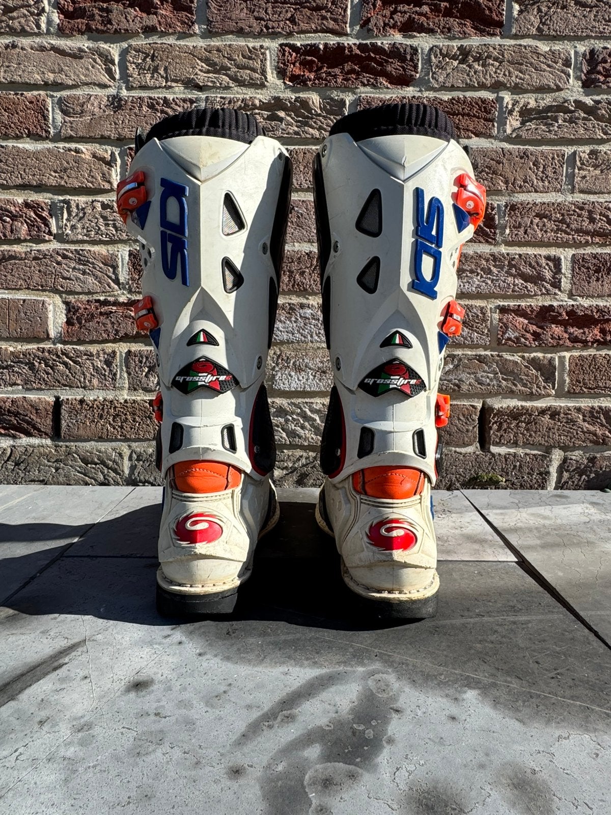 Bottes SIDI Crossfire 2 pointure 44, Motos, Enlèvement, Seconde main, Hommes, Bottes