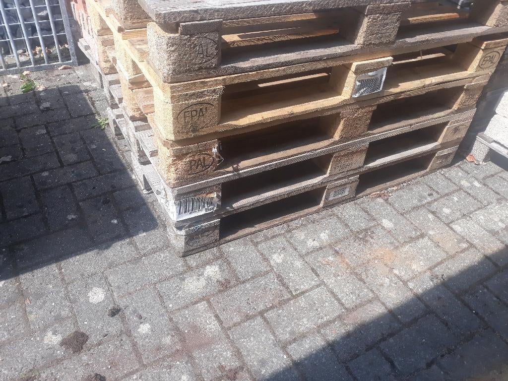 Euro paletten, Doe-het-zelf en Bouw, Hout en Planken, Ophalen, Gebruikt, 50 mm of meer, Minder dan 200 cm