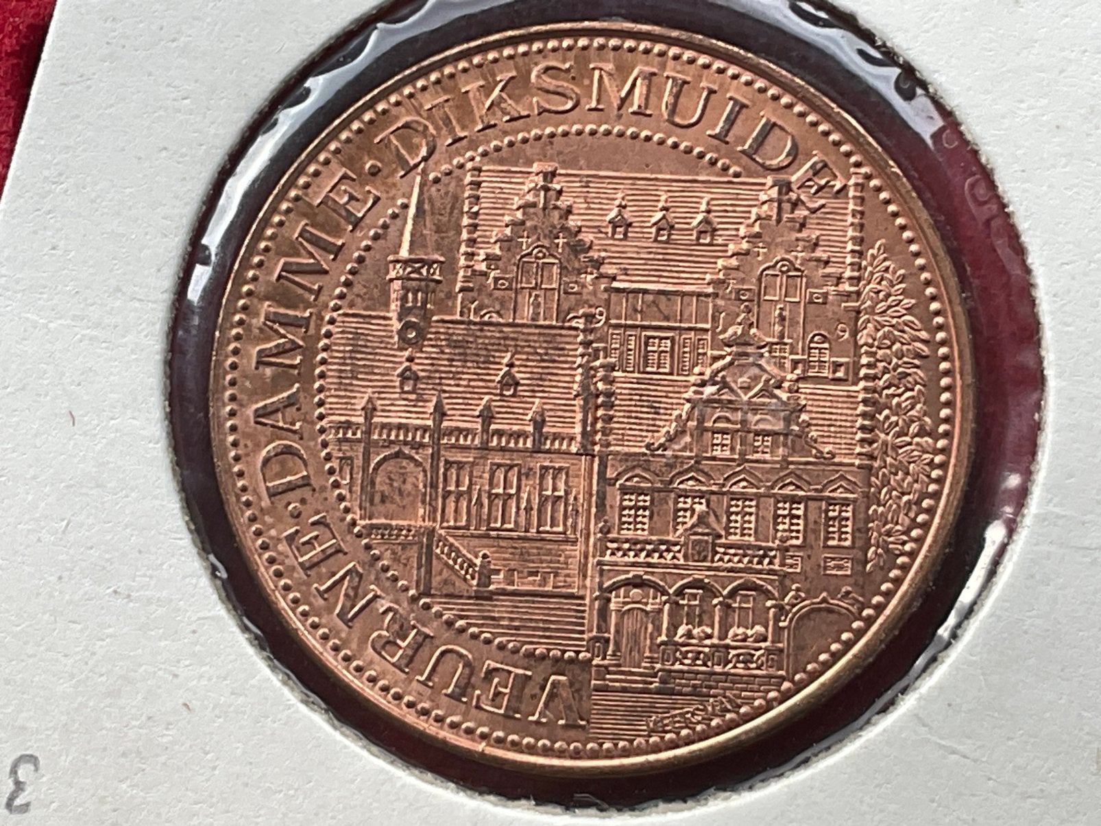 Veurne/Damme/Diksmuide prachtige penning - 1981, Verzenden, Metaal, Losse munt