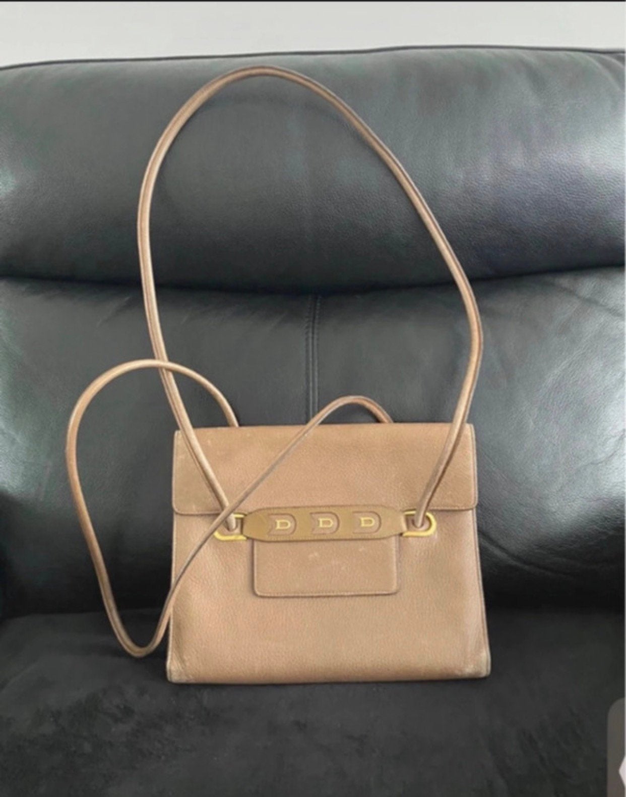 Delvaux tas, Ophalen of Verzenden, Zo goed als nieuw, Beige