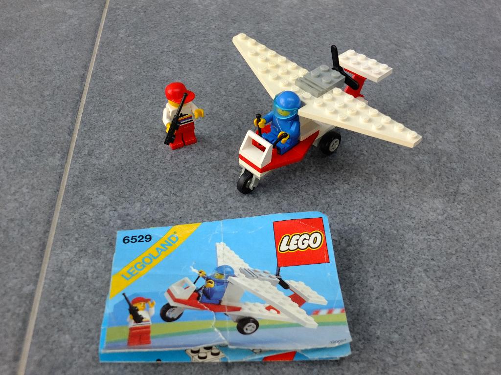 Lego Legoland 6529 - Petit avion léger (Ultra Lite I), 1990, Gebruikt, Lego, Ophalen of Verzenden, Compleet
