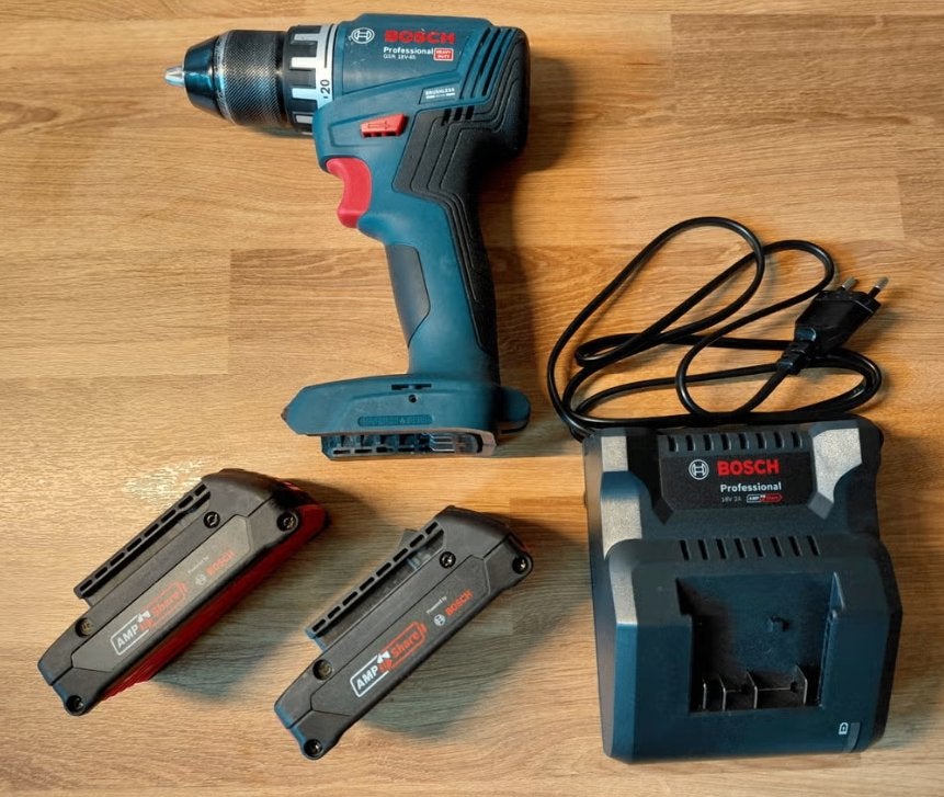 Bosch Professional GSR18V-45 Boor/schroefmachine, Doe-het-zelf en Bouw, Gereedschap | Boormachines, Ophalen of Verzenden, Gebruikt