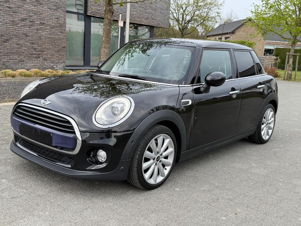 Mini Cooper 1.5 Benzine 5-deurs (2018) –LED, Leder, Navi Pro, Achat, Euro 6, Boîte manuelle, Entretenue par le concessionnaire