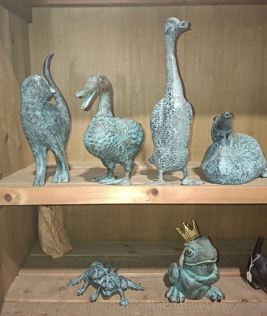bronzen dieren beelden, Antiek en Kunst, Ophalen, Brons