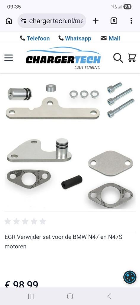 N47 egr delete kit bmw, Auto-onderdelen, Uitlaatsystemen, Ophalen