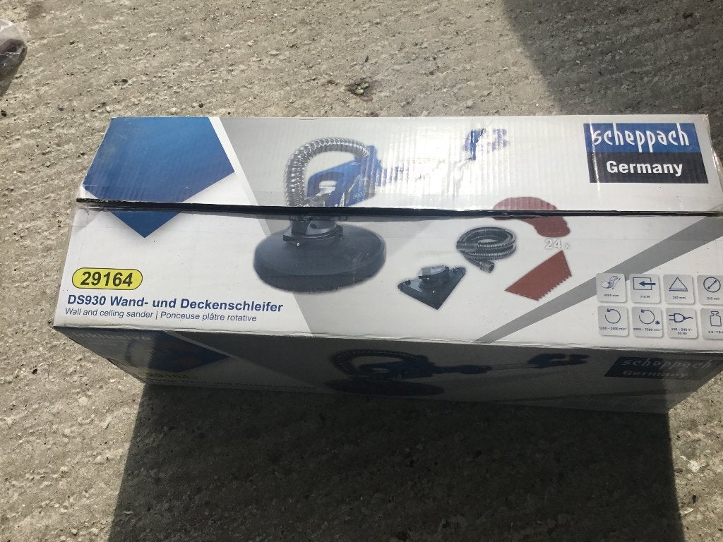 Wandschuurmachine Scheppach, Doe-het-zelf en Bouw, Ophalen, Gebruikt, 600 tot 1200 watt, Overige typen