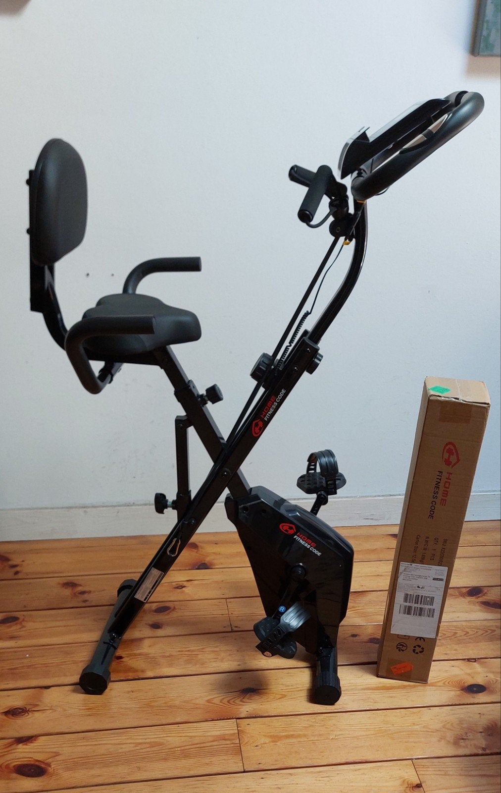 Vélo d'appartement home fitness noir., Sport en Fitness, Fitnessmaterialen, Ophalen