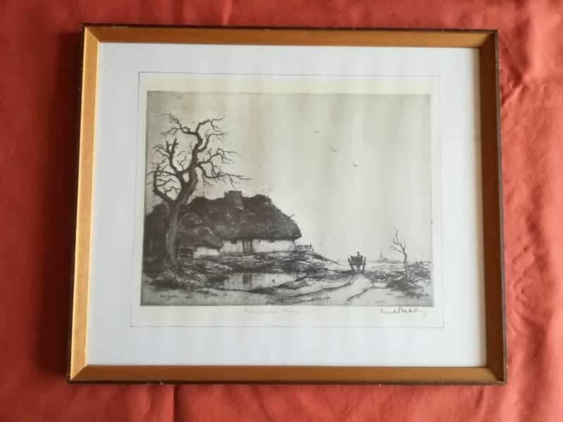 Reproductie van Dirk Baksteen, Antiek en Kunst, Kunst | Etsen en Gravures, Ophalen of Verzenden
