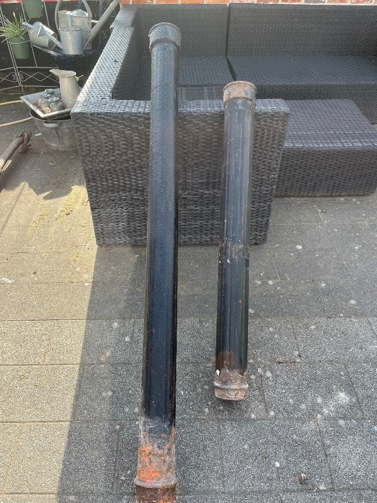 Gietijzer afloopbuis, Ophalen, Gebruikt, Gietijzer