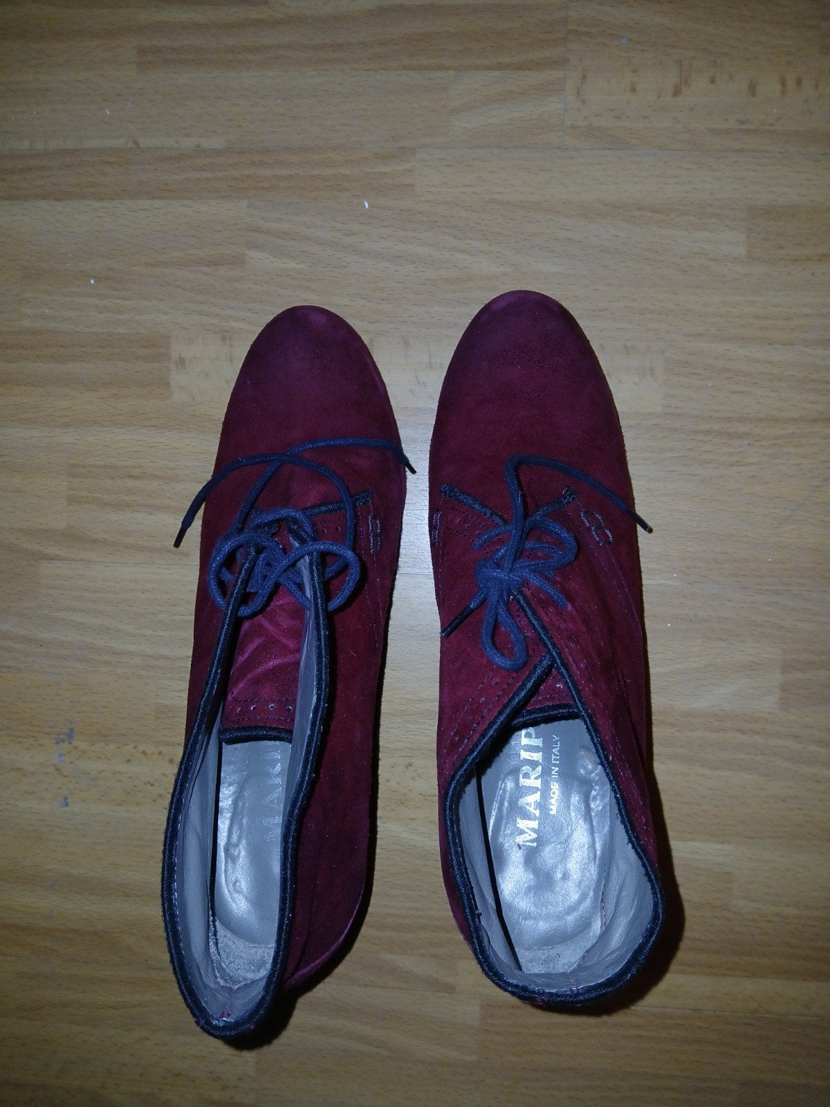 Bottines Bordeau Maripe Italy, Rouge, Enlèvement ou Envoi, Boots et Botinnes, Porté